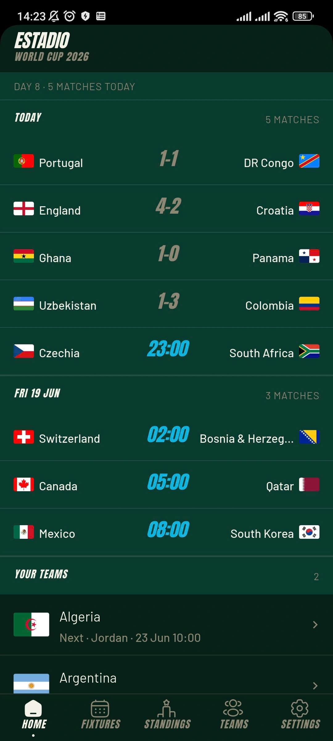 Mobile App Screen
